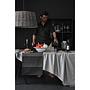Table runner Woven fabric Charcoal 48x140cm 2