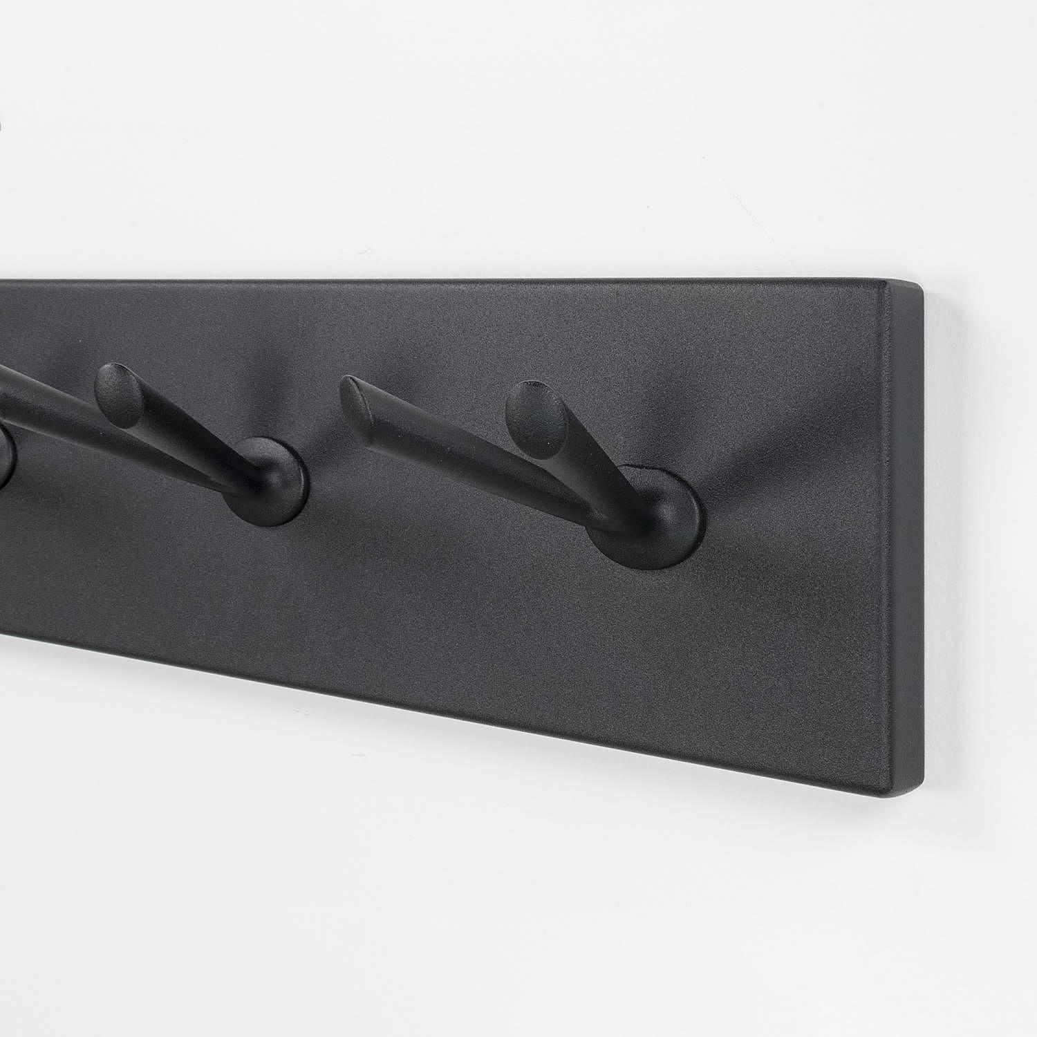 Coat rack Willcox Metal Black Width: 45 cm 4