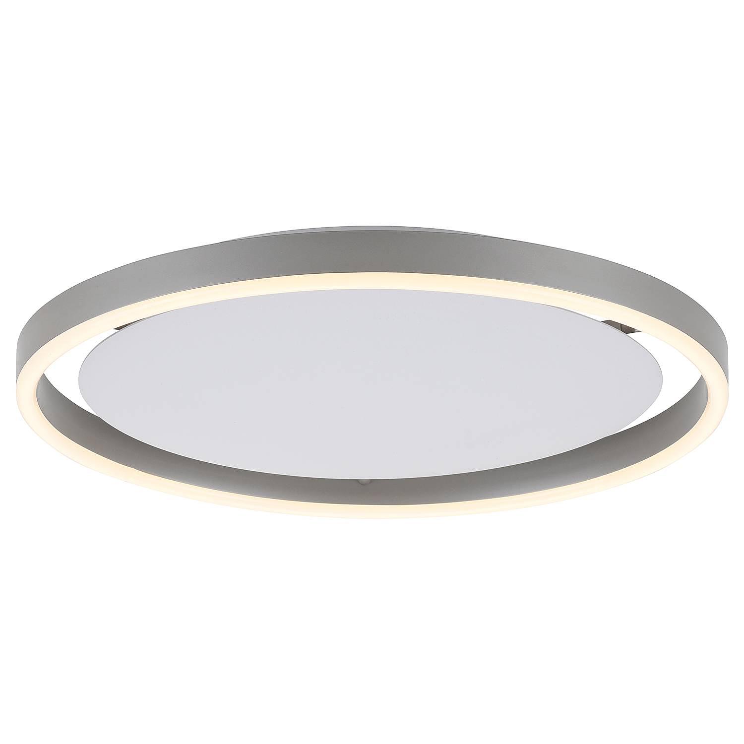LED ceiling light Ritus Type A Plastic Aluminum Silver 1