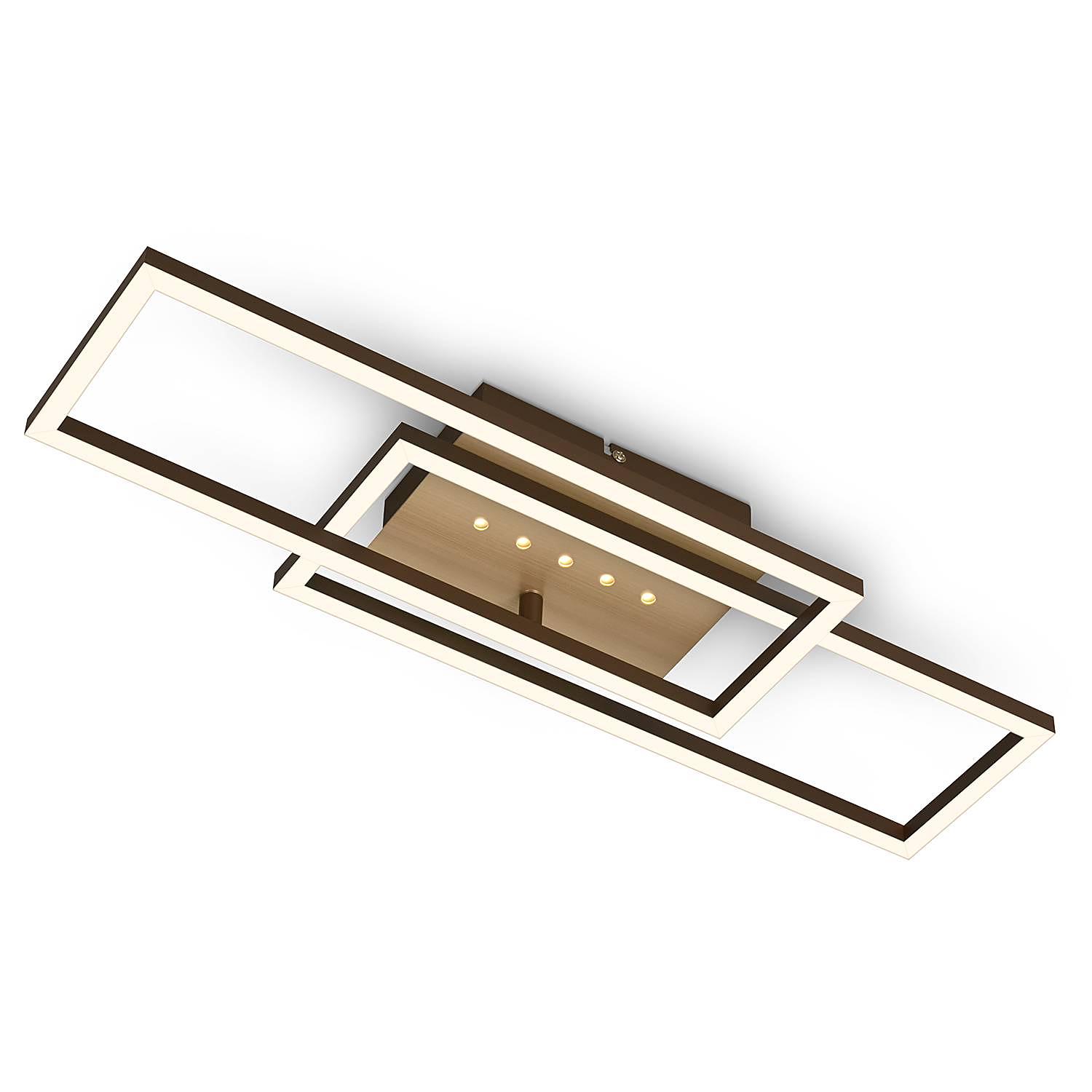 LED-Deckenleuchte Arruda Aluminium Polypropylen Gold 1