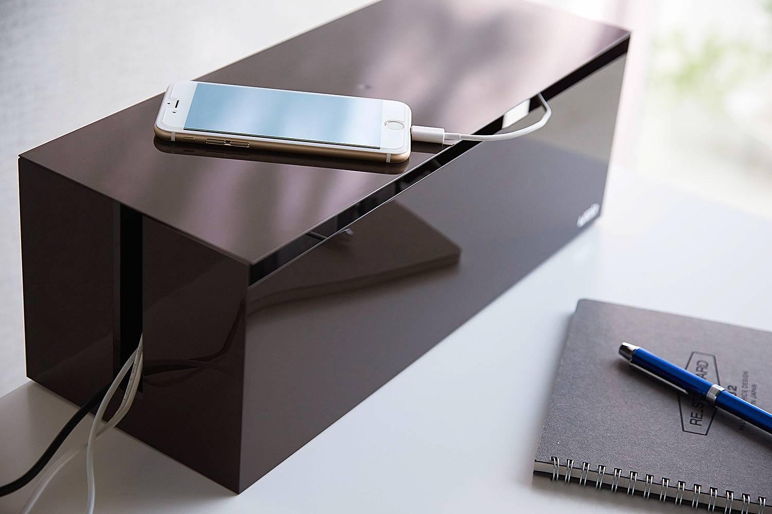 Kabelbox Web Kunststoff Schwarz 3