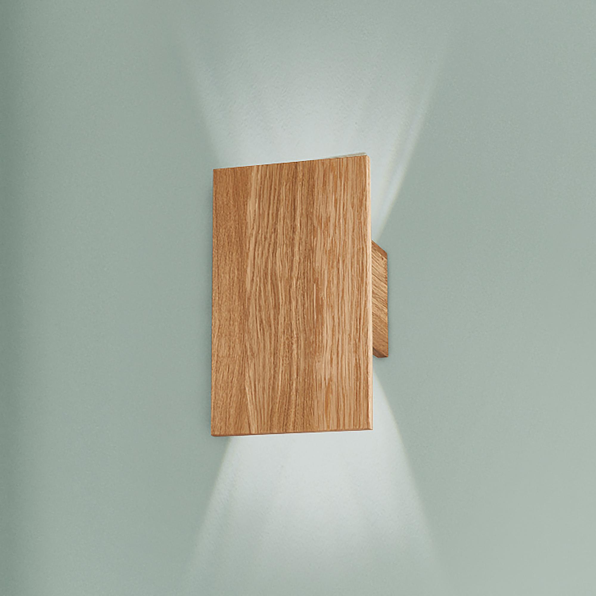 Shine 4-light LED wall light Wood Panel 0