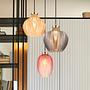 Jessica pendant lamp Type B smoked glass multicolor 0