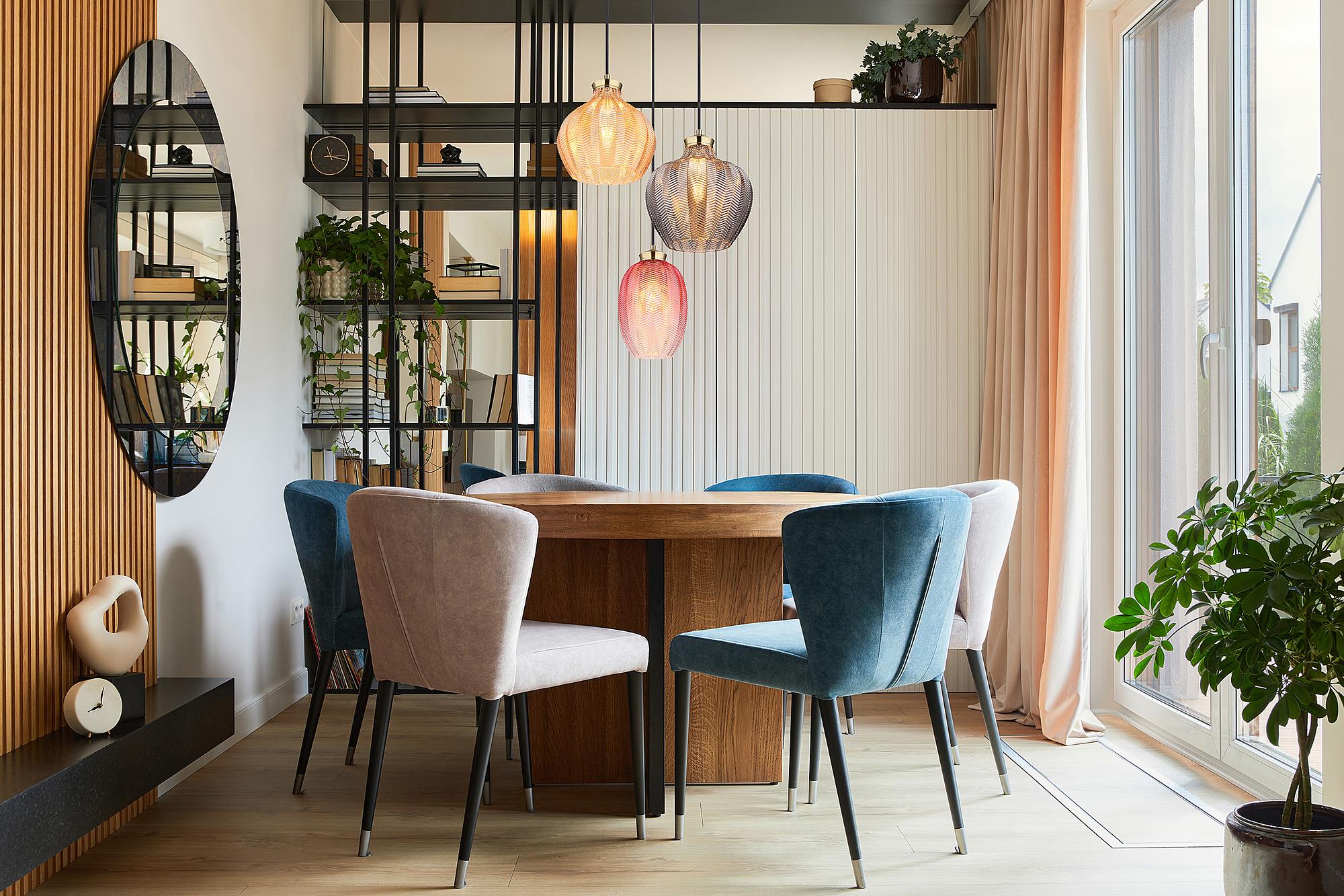 Jessica pendant lamp Type B smoked glass multicolor 2