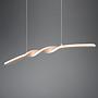 Ginko LED pendant light 1-bulb iron silicone beige 1