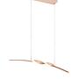Ginko LED pendant light 1-bulb iron silicone beige 2