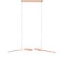 Ginko LED pendant light 1-bulb iron silicone beige 3