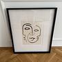 Art print Wood Paper Black 0