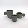 Dish set 5 persons Ceramic Light gray 3