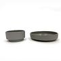 Dish set 5 persons Ceramic Light gray 5