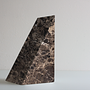 2x Bookend Emperador Stone Brown Gold 2