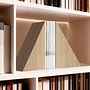2x Bookend Oak Brown 5