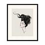 Fashion Art Print with Frame Multicolor 0