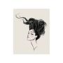 Fashion Art Print with Frame Multicolor 1