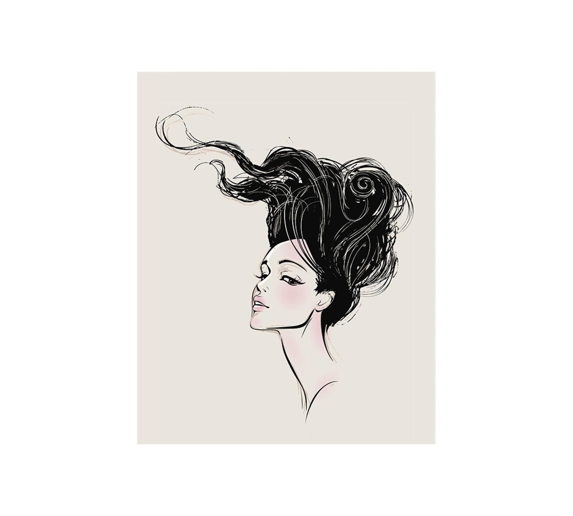 Fashion Art Print with Frame Multicolor 1