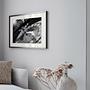 Roulette Wheel Art Print with Frame Black White 2