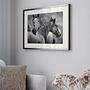 Wild Horses Art Print with Frame Black and White 3