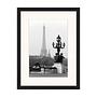Stampa d'arte Alexandre III Bridge con cornice bianco e nero 0