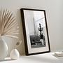 Alexandre III Bridge Art Print with Frame Black White 2