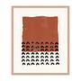 Modern Scandinavian Art Print with Frame Multicolored 0