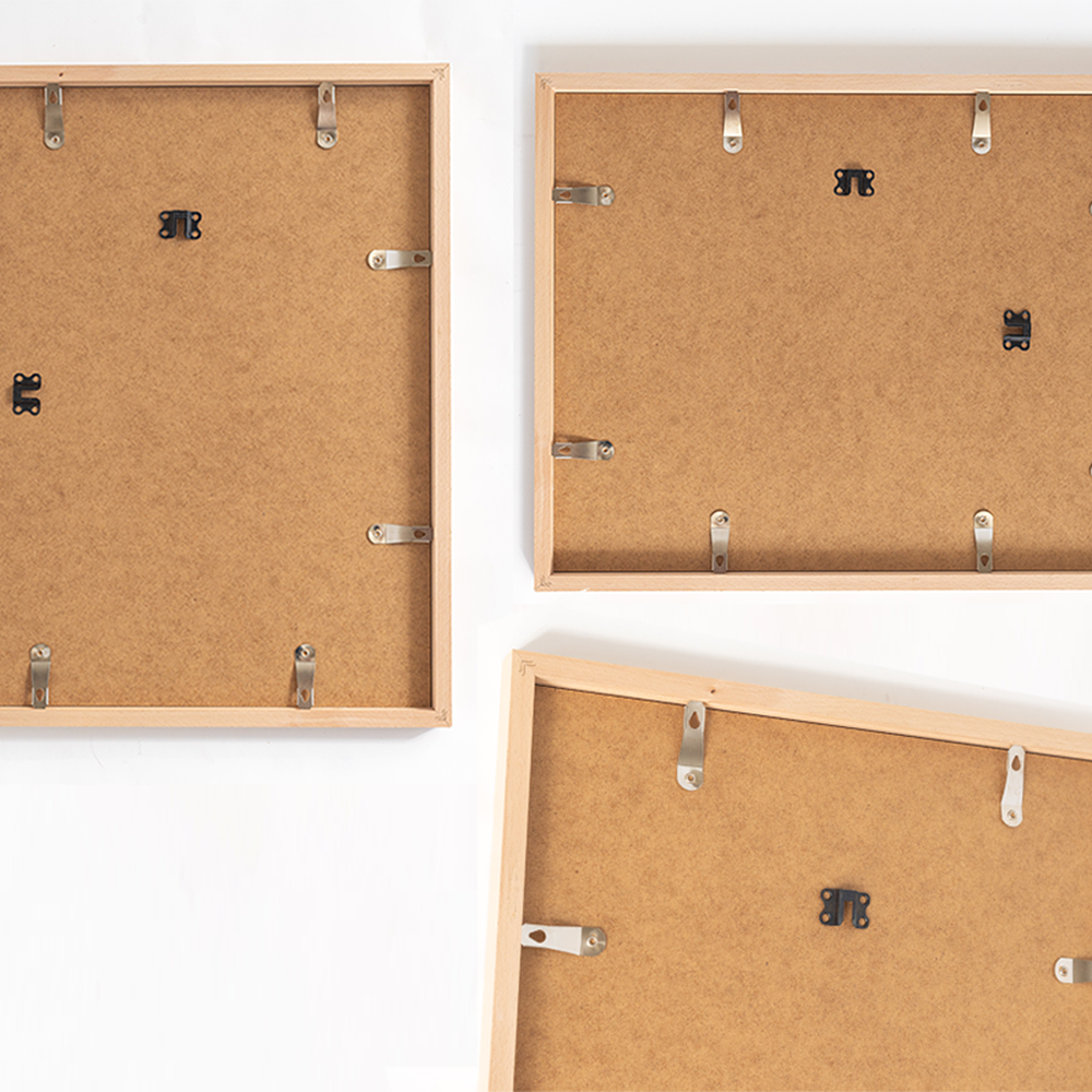 Modern Scandinavian Kunstdruck mit Rahmen Mehrfarbig 4