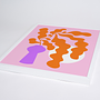 The Trendy Pot Art Print with Frame Multicolored 2