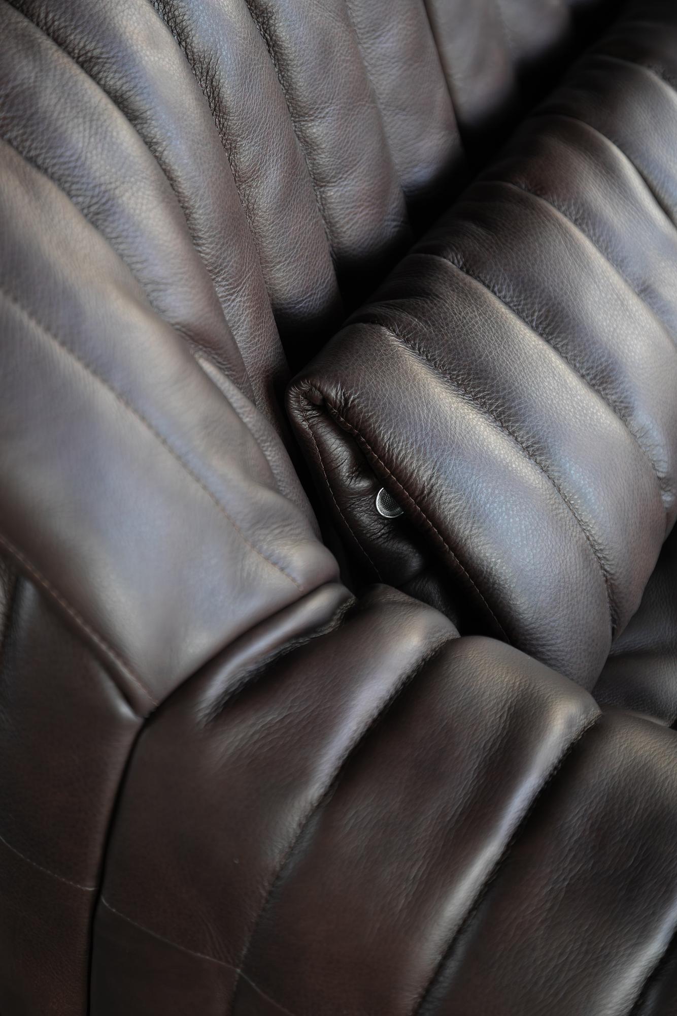 Sandra Sofa 2-Sitzer Glattleder Schokoladenbraun 2