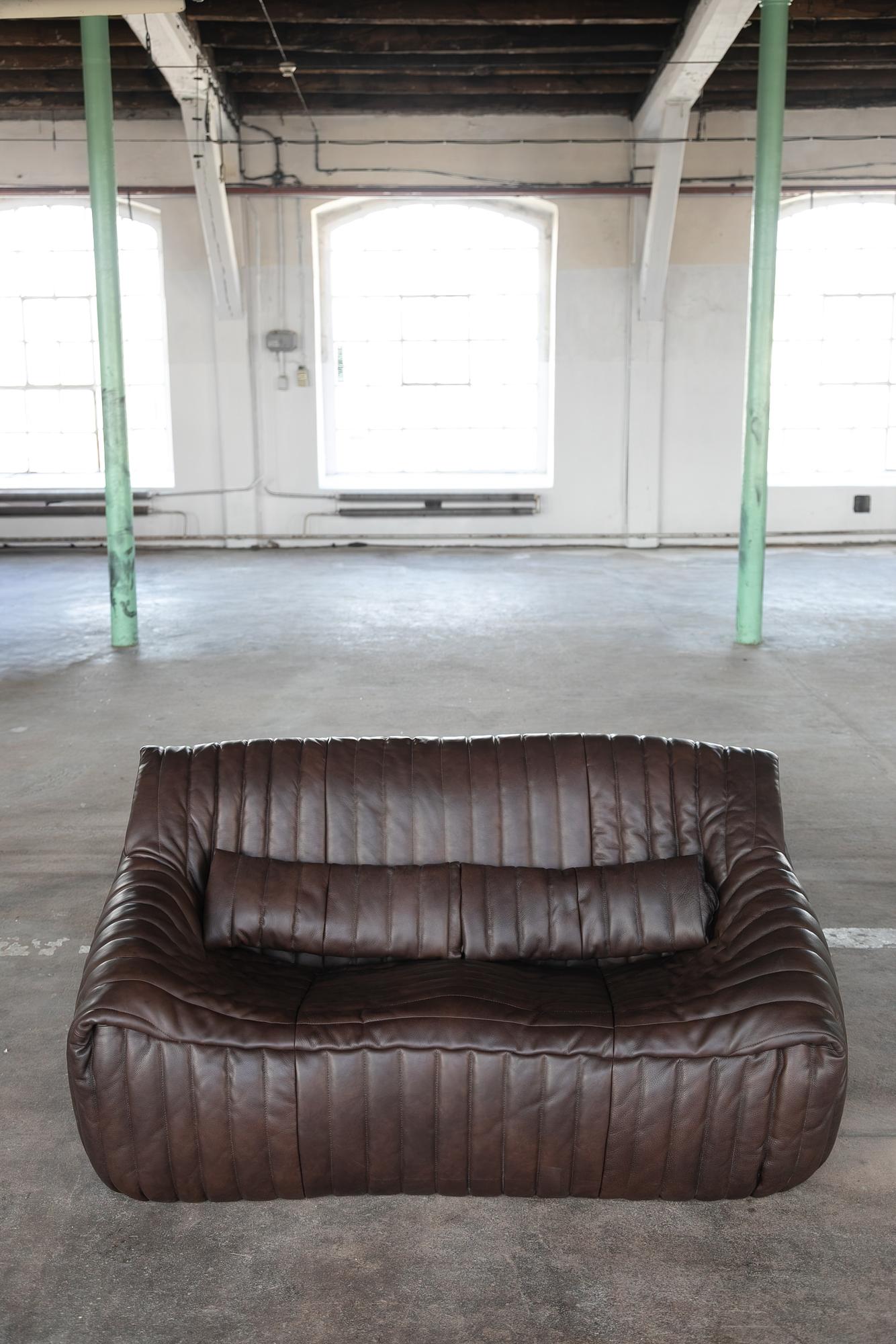 Togo Armchair Smooth Leather Folk Brown 6