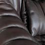 Sandra Sofa 3-Sitzer Glattleder Schokoladenbraun 2