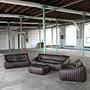 Sandra Lounge Set 2-piece. Smooth leather Chocolate brown 4
