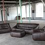Sandra Lounge Set 2-piece. Smooth leather Chocolate brown 5
