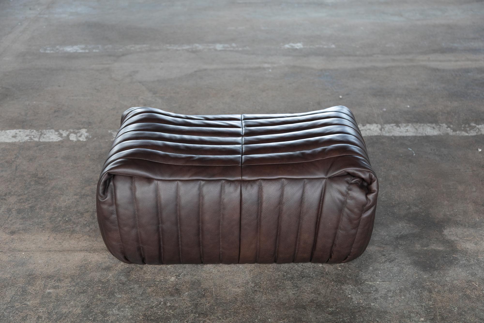 Togo Armchair Smooth Leather Folk Brown 1