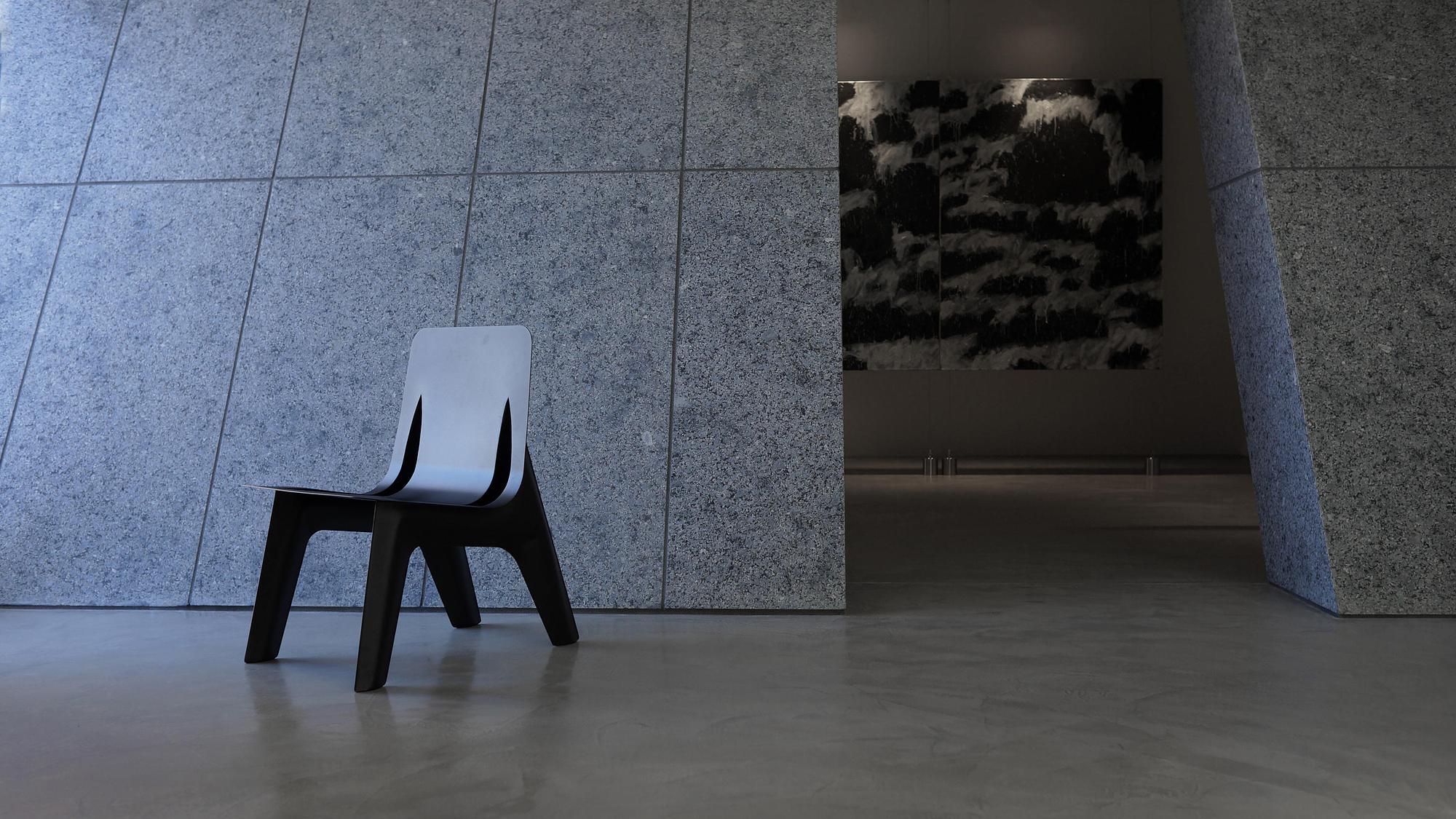 J-Chair Lounge Chair Steel Black 0