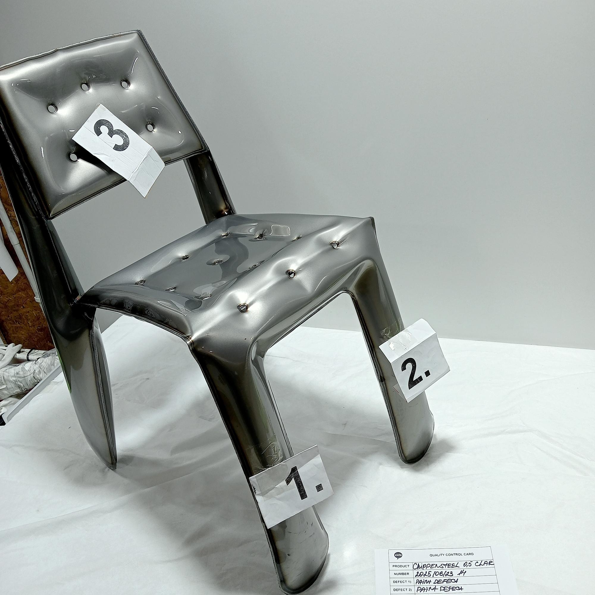 Chippensteel 0.5 chair steel raw lacquered 2