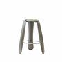 Plopp Sgabello da bar Acciaio Beige Opaco 0