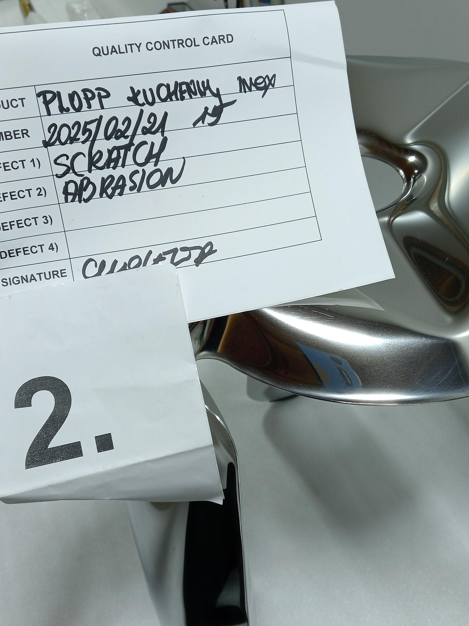 Plopp Kitchen Stool Stainless Steel Inox 5