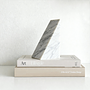 Carrara Single Bookend Marble White Grey 4