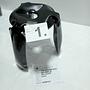 Plopp Mini Hocker Stahl Schwarz Glänzend 1