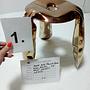 Plopp Mini Hocker Edelstahl Gold Heat 2