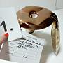 Plopp Mini Stool Stainless Steel Gold Heat 3