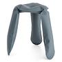 Plopp Standard Hocker Stahl Blaugrau RAL 7031 Matt 0