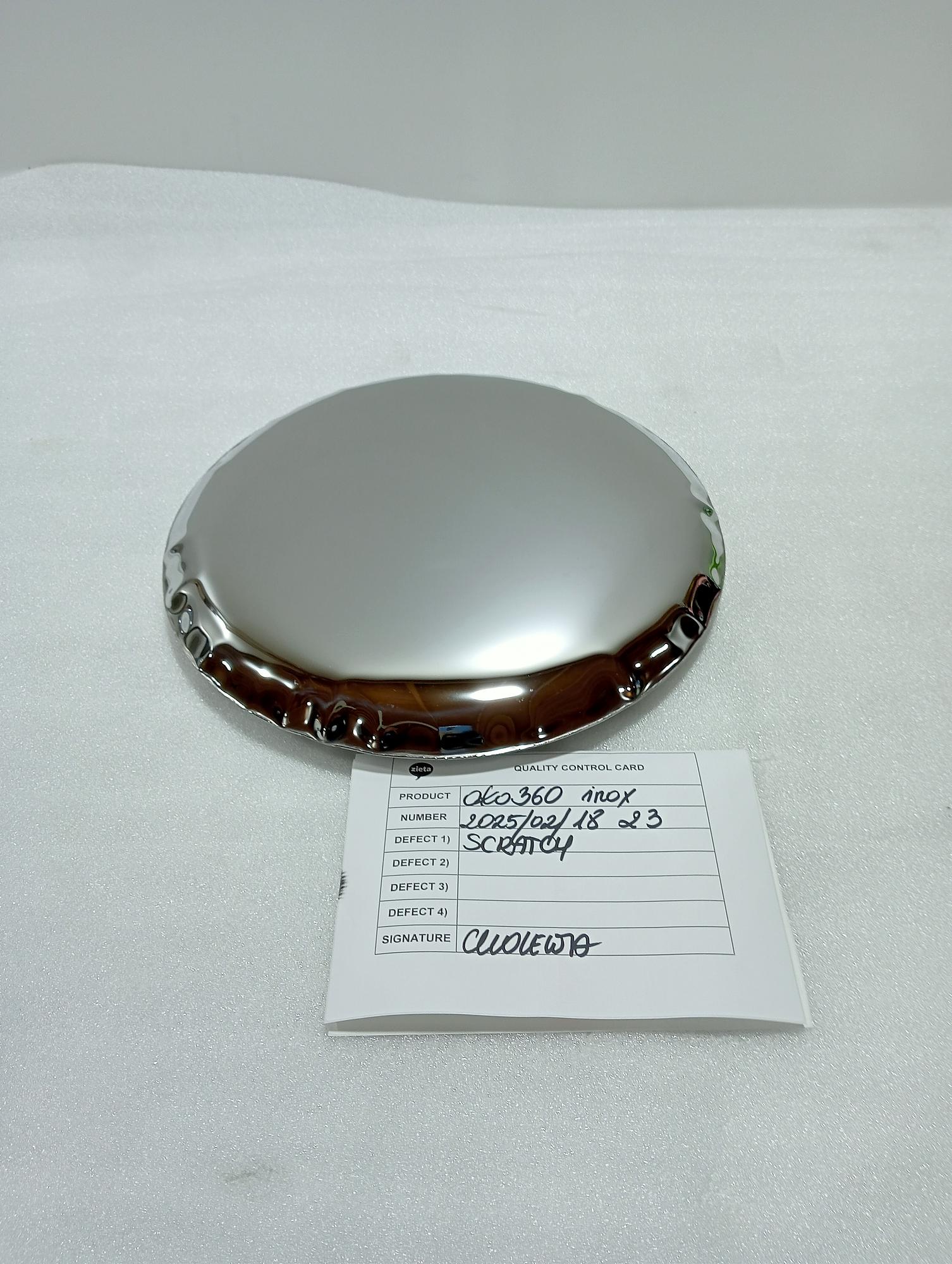 OKO Mirror 360 Polished Stainless Steel Silver 2