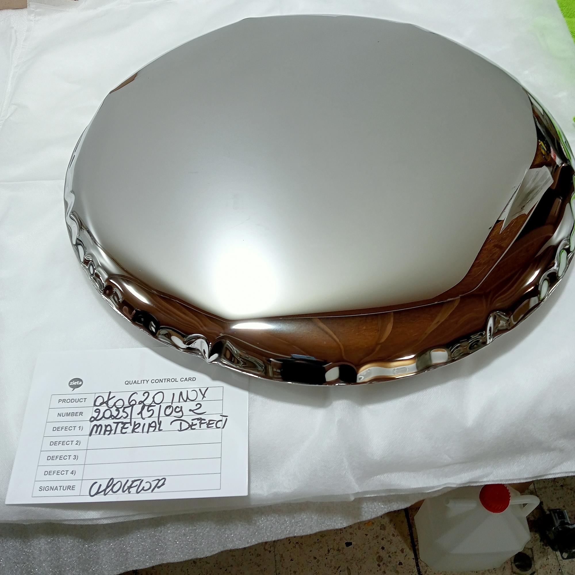 OKO Mirror 620 Inox Polished Stainless Steel Silver 2
