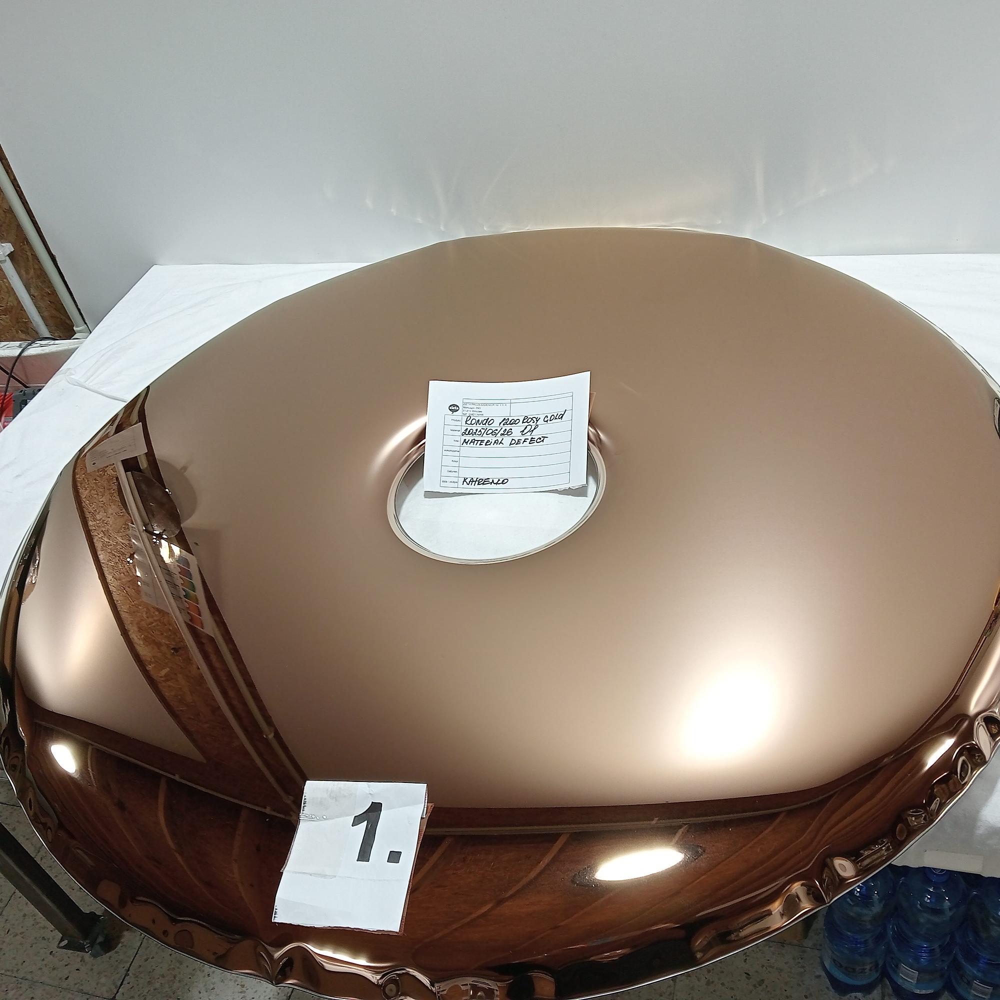Rondo Spiegel 1200 Edelstahl Rose Gold 1