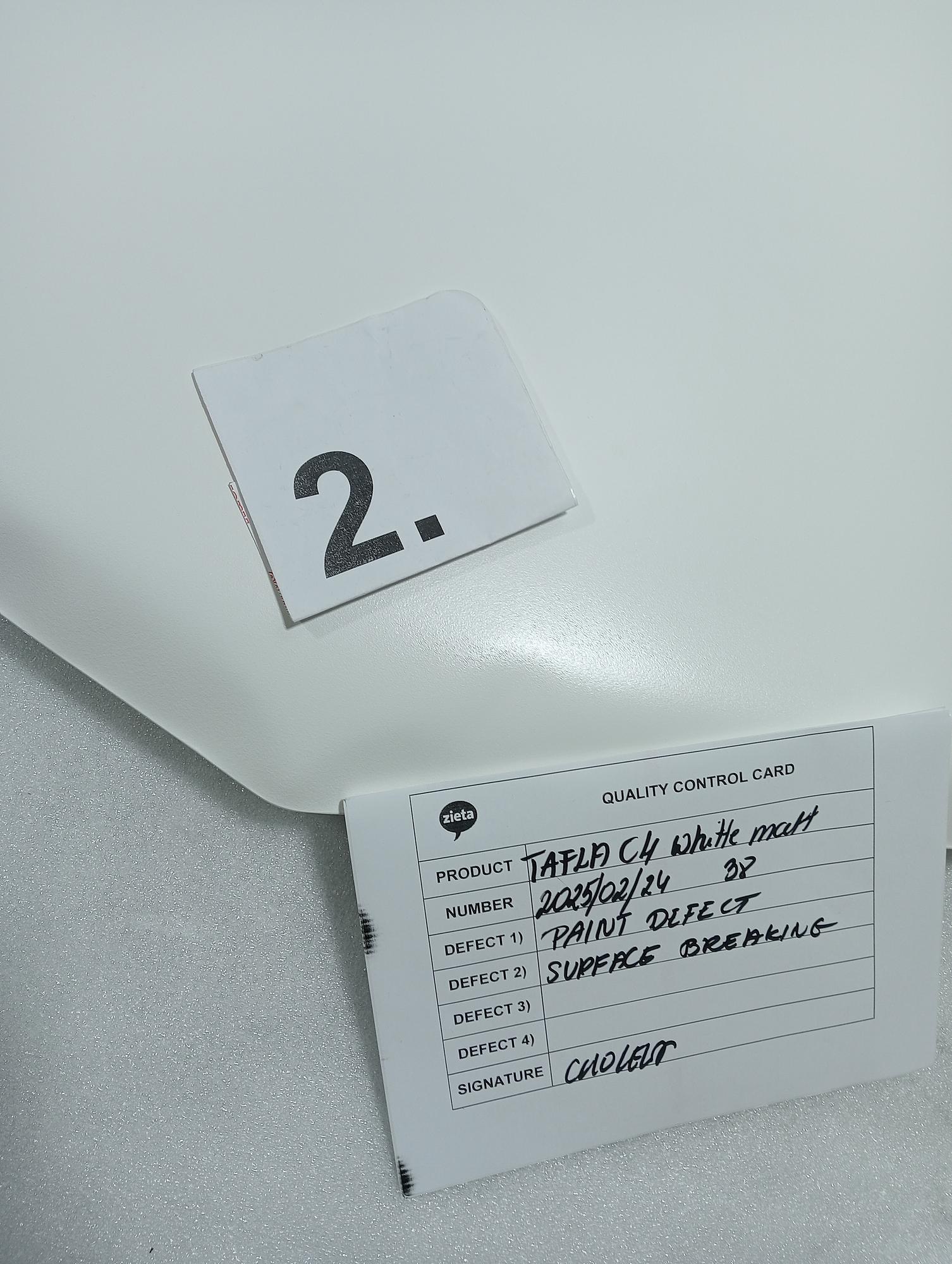 Tafla Spiegel C4 Edelstahl Candy Weiß Matt 4
