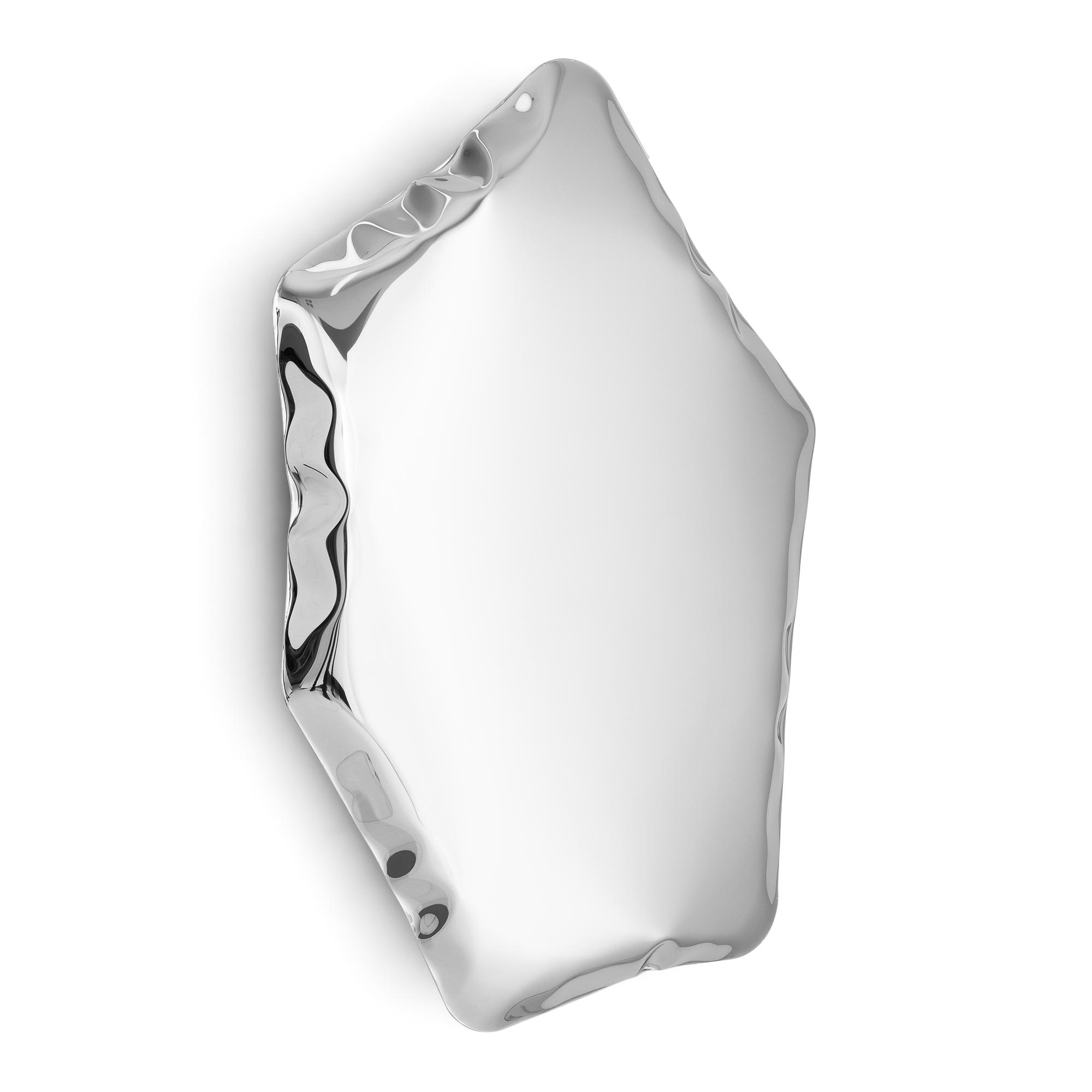 Table Mirror C5 Stainless Steel Inox Polished Silver 0