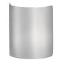 Halv LED-Wandleuchte Eisen 1-Flammig Silber 2