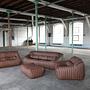 Sandra Lounge Set 2-piece. Smooth leather Folk Brown 4