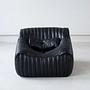 Sandra Sessel Madras-Leder Schwarz 4