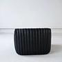Sandra Chair Madras Leather Black 5